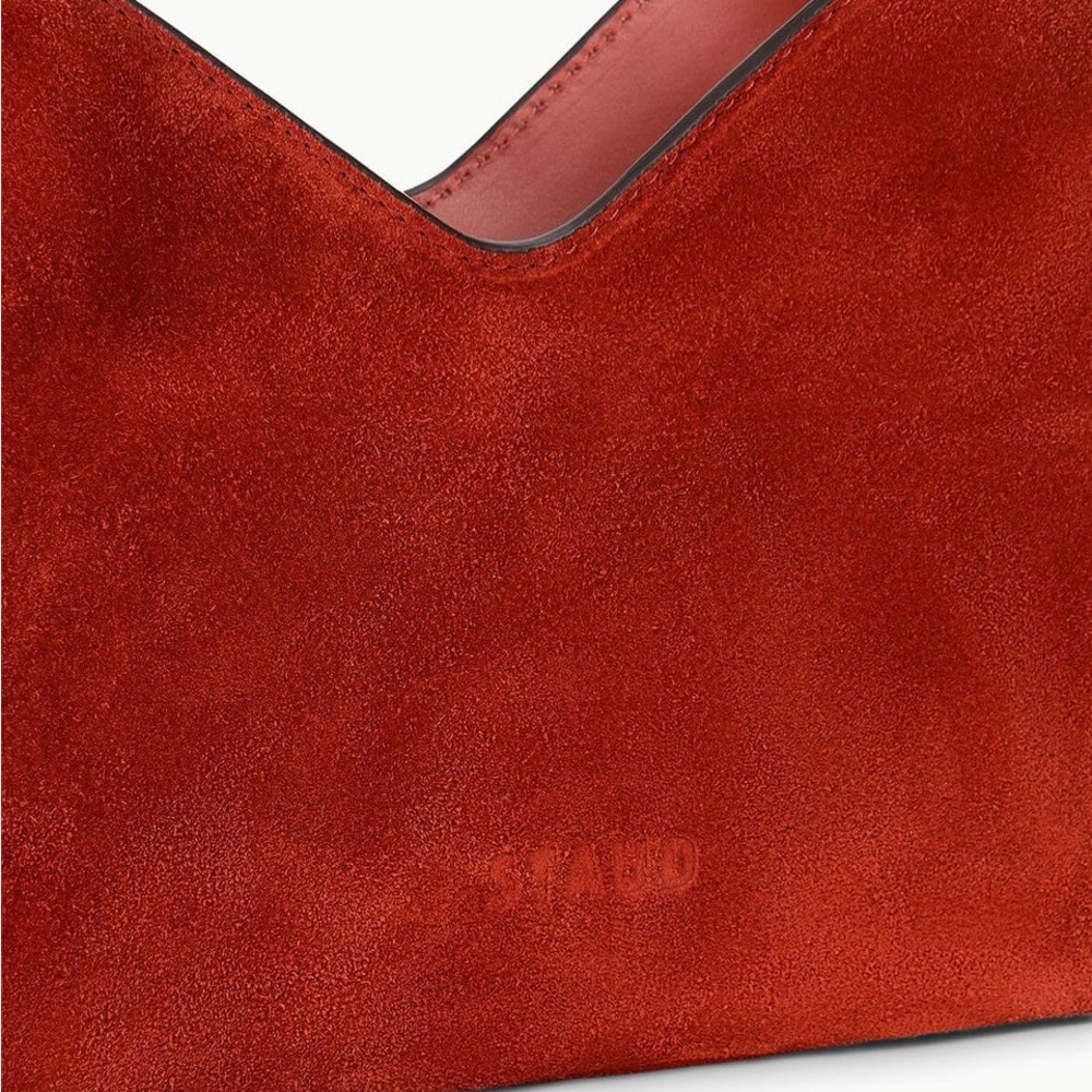 STAUD Suede Valerie Bag - Auburn - Price Firm - Picture 4 of 16